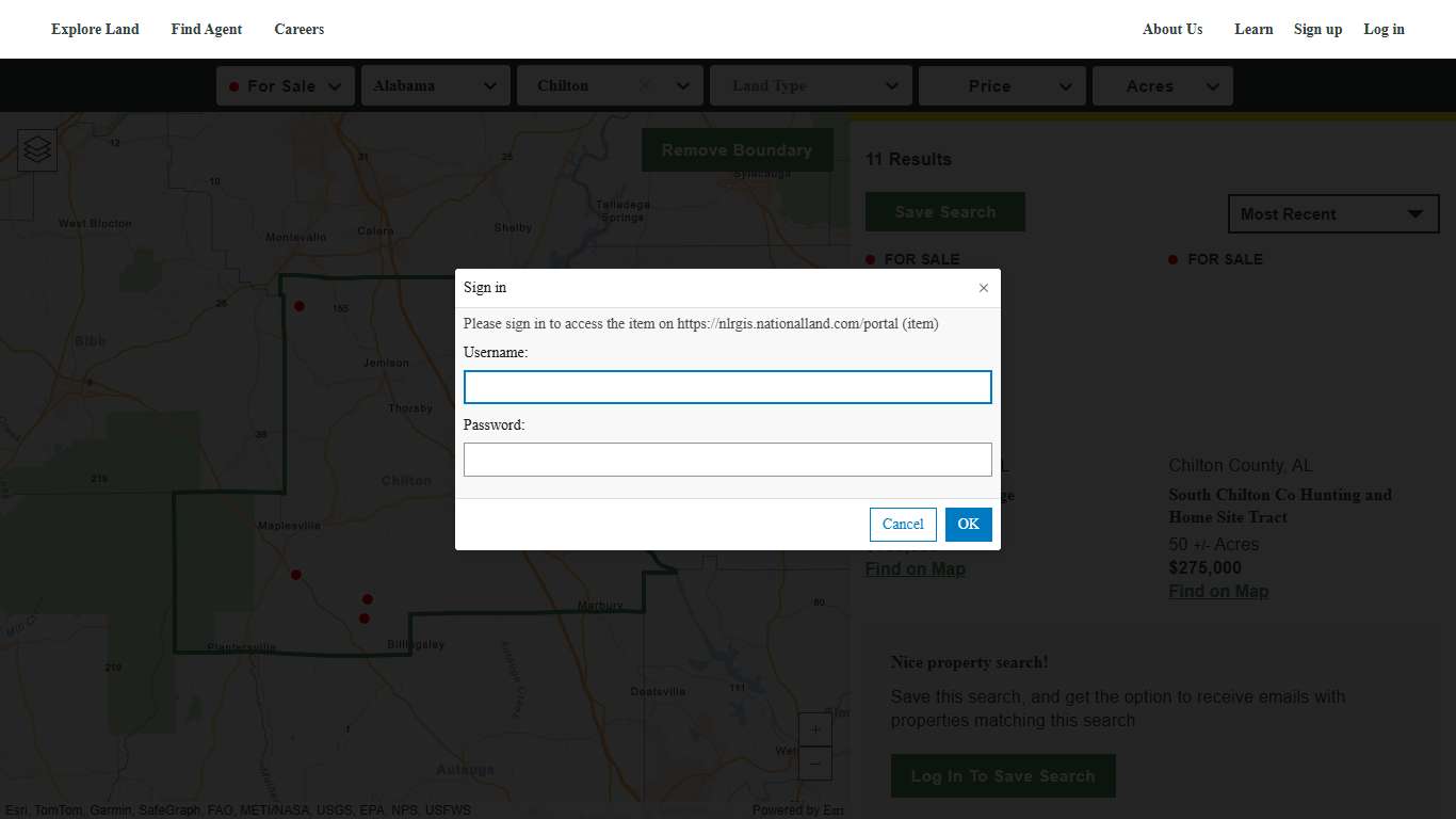 Land For Sale in Chilton County, Alabama National Land Realty